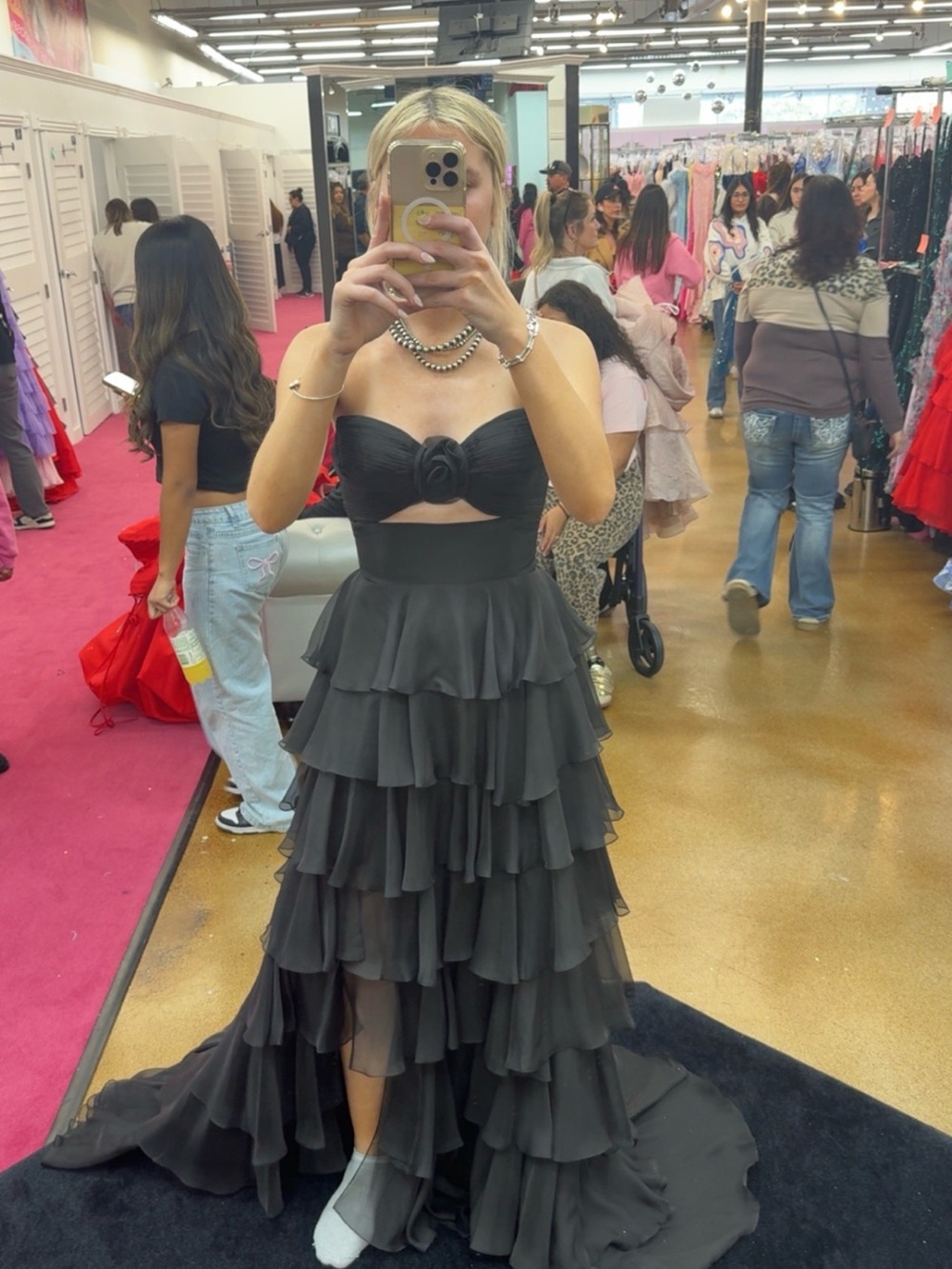 PROM DRESS- BLACK
